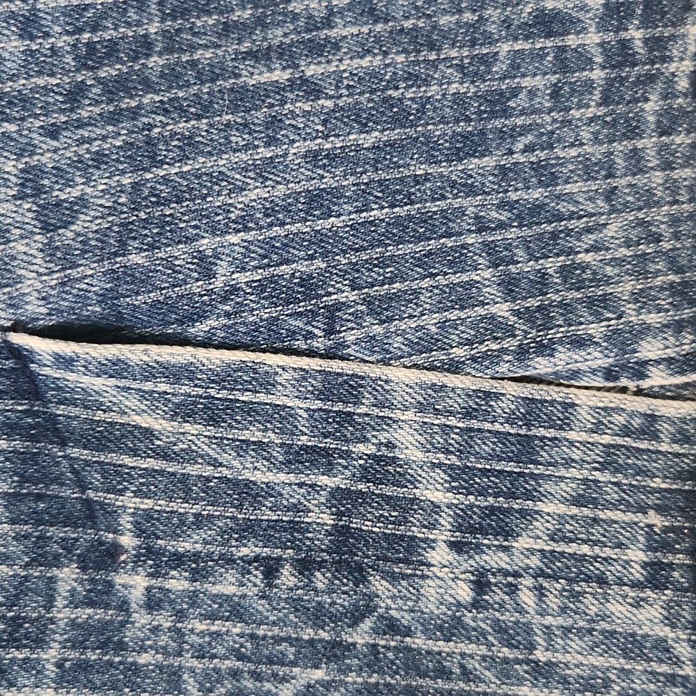 Vintage Made in USA Denim Skirt Striped Size S - Picture 4 of 7